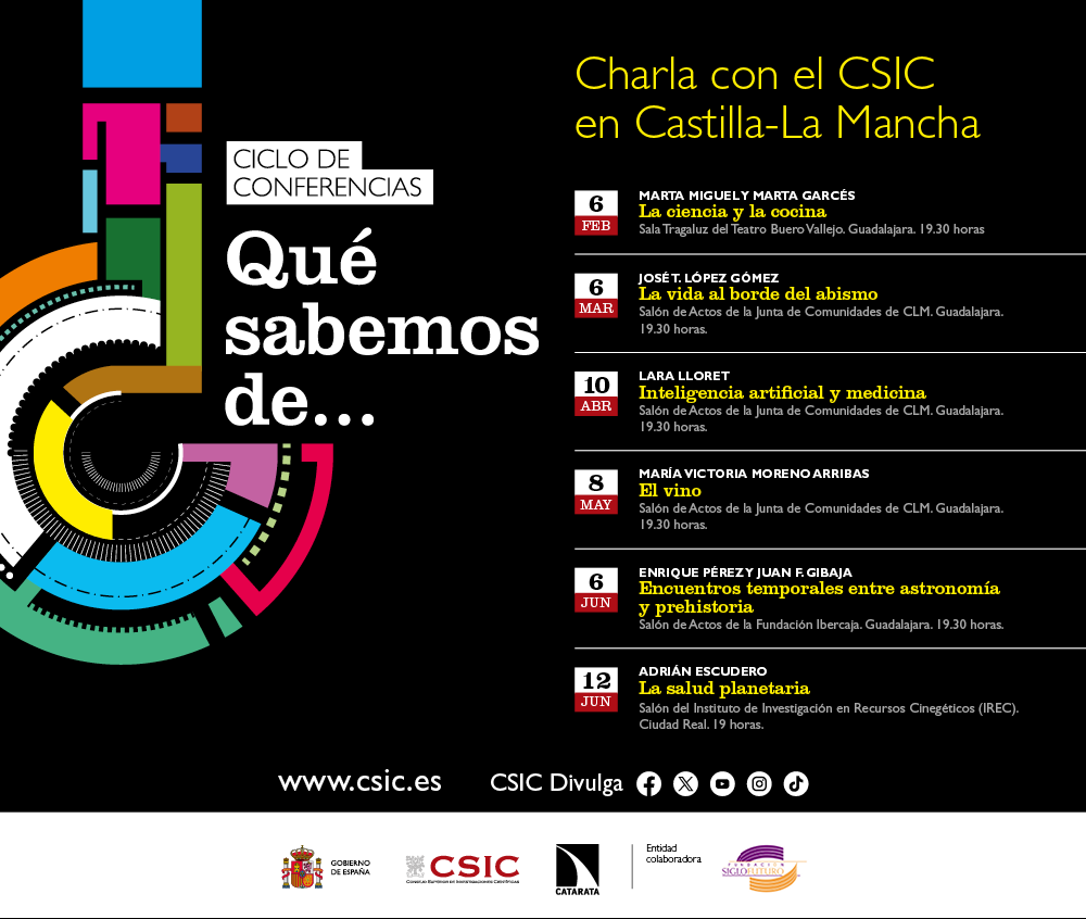 Programa charlas ciclo ¿Qué sabemos de...? en castilla-La Mancha