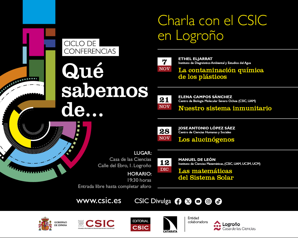 ciclo conferencias ¿qué sabemos de? en Logroño