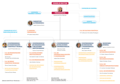 Organigrama csic 2024